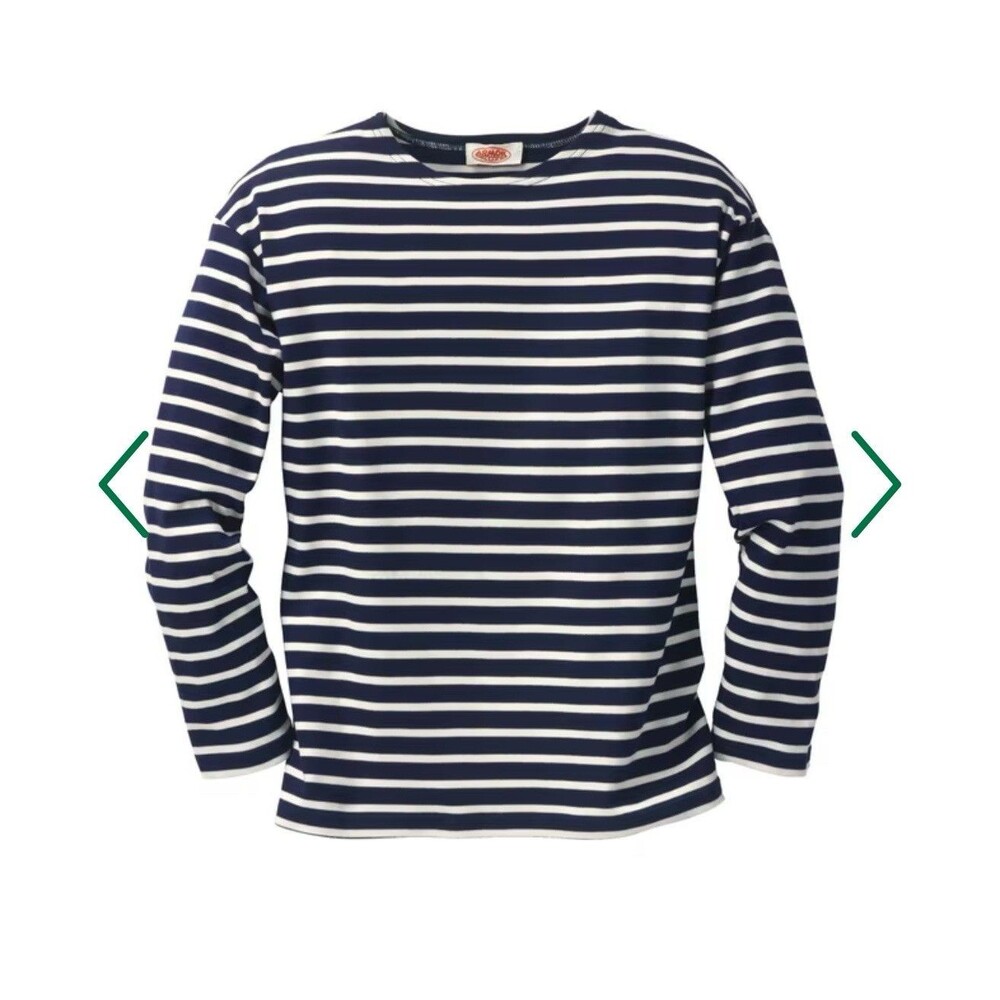Armor Lux Marine Nature Women’s Sailor Shirt Long Sleeve L Cotton Preppy Coastal